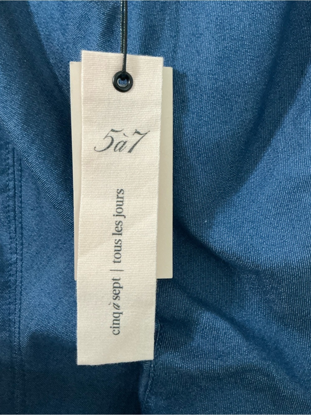 Cinq a Sept Women’s Loren Denim Pants Size 4 NWT - Picture 8 of 14